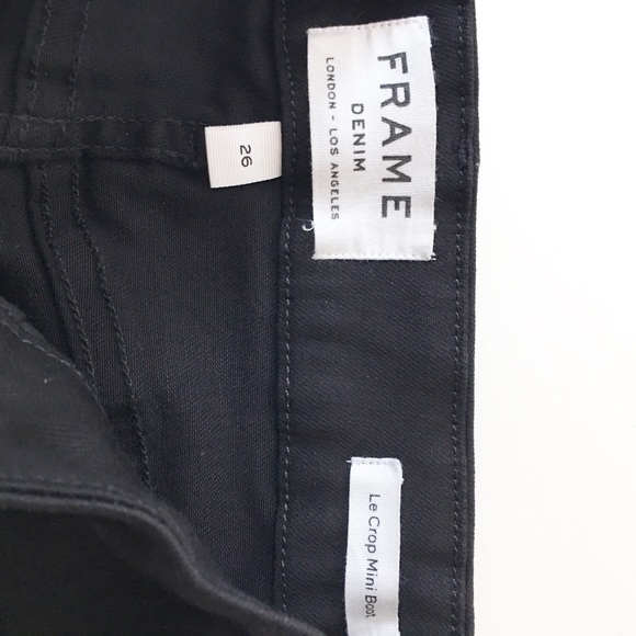 FRAME | Le Crop Mini Boot in Herring Black - Picture 5 of 8